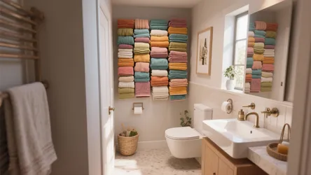 10 Creative Bathroom Towel Design Ideas