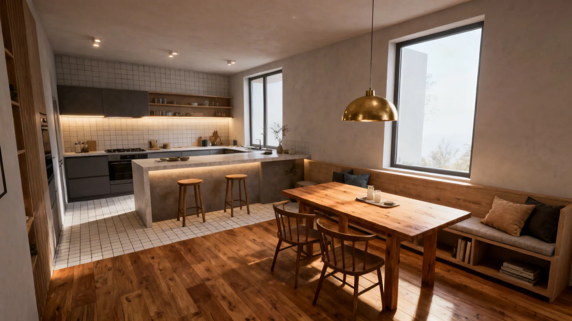 Open Concept Kitchen Dining Ideas (5 Inspo)