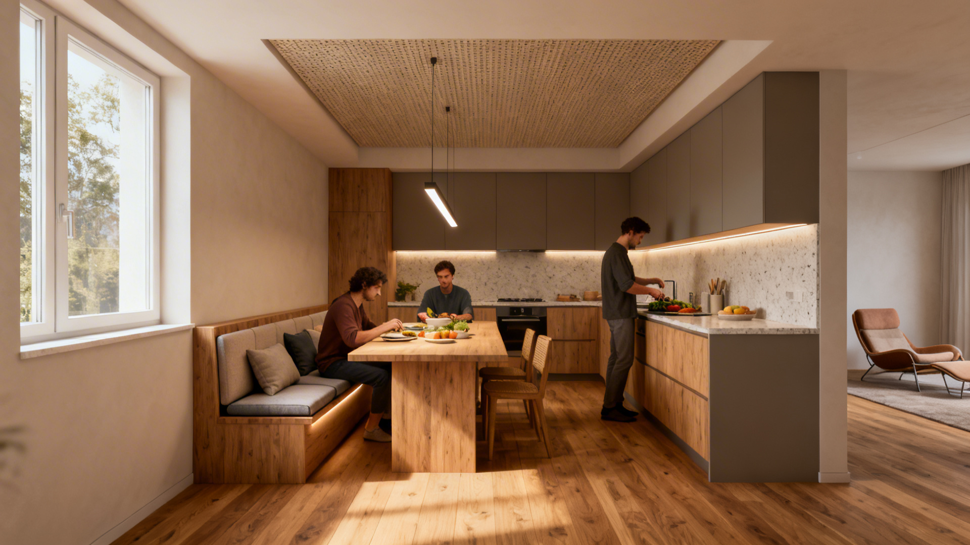 Dining room and kitchen combined: 5 ideas
