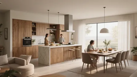 5 Combined Kitchen Dining Room Ideas