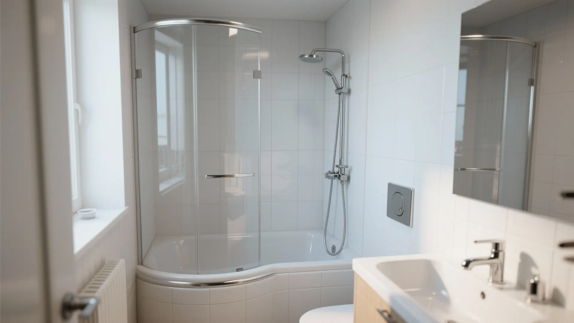 9. Combined Tub and Shower