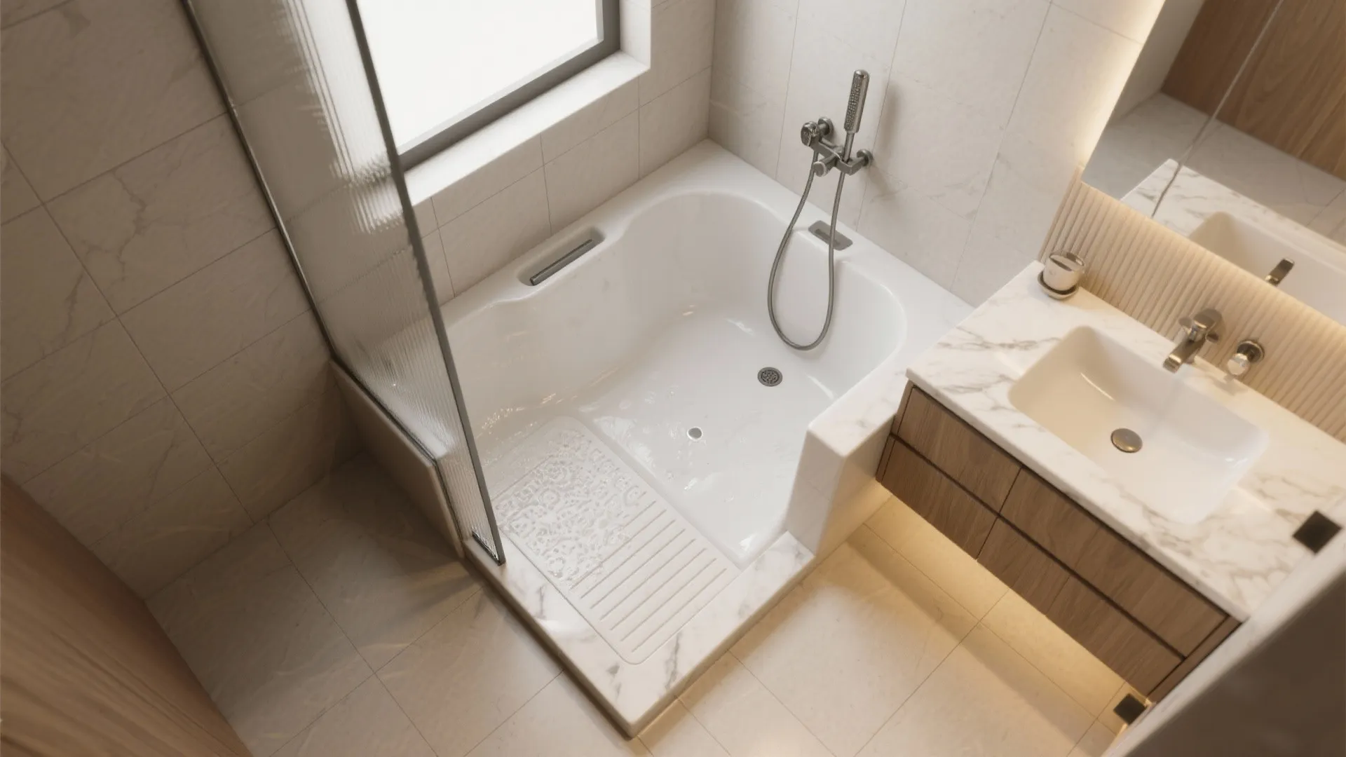 3) Corner or Alcove Jacuzzi–Shower Combo That Actually Works