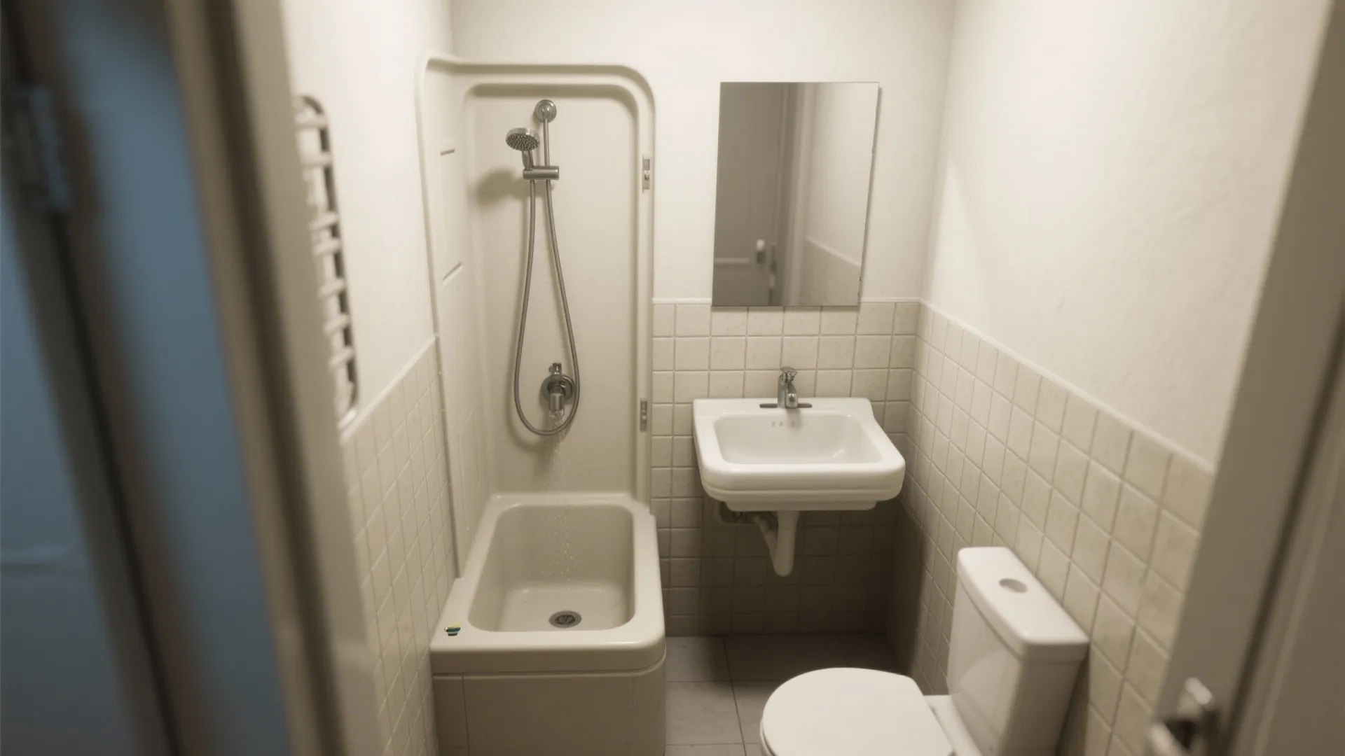 4. Shower-sink combo units (all-in-one fixtures)