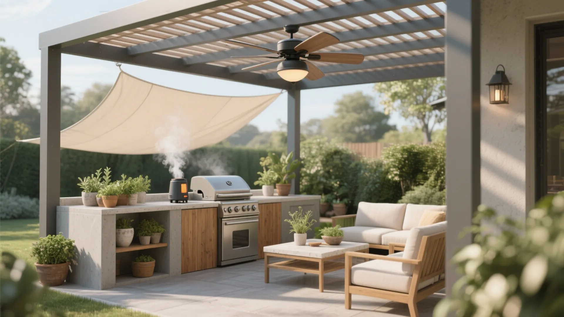 Comfort: shade, heat, and breeze