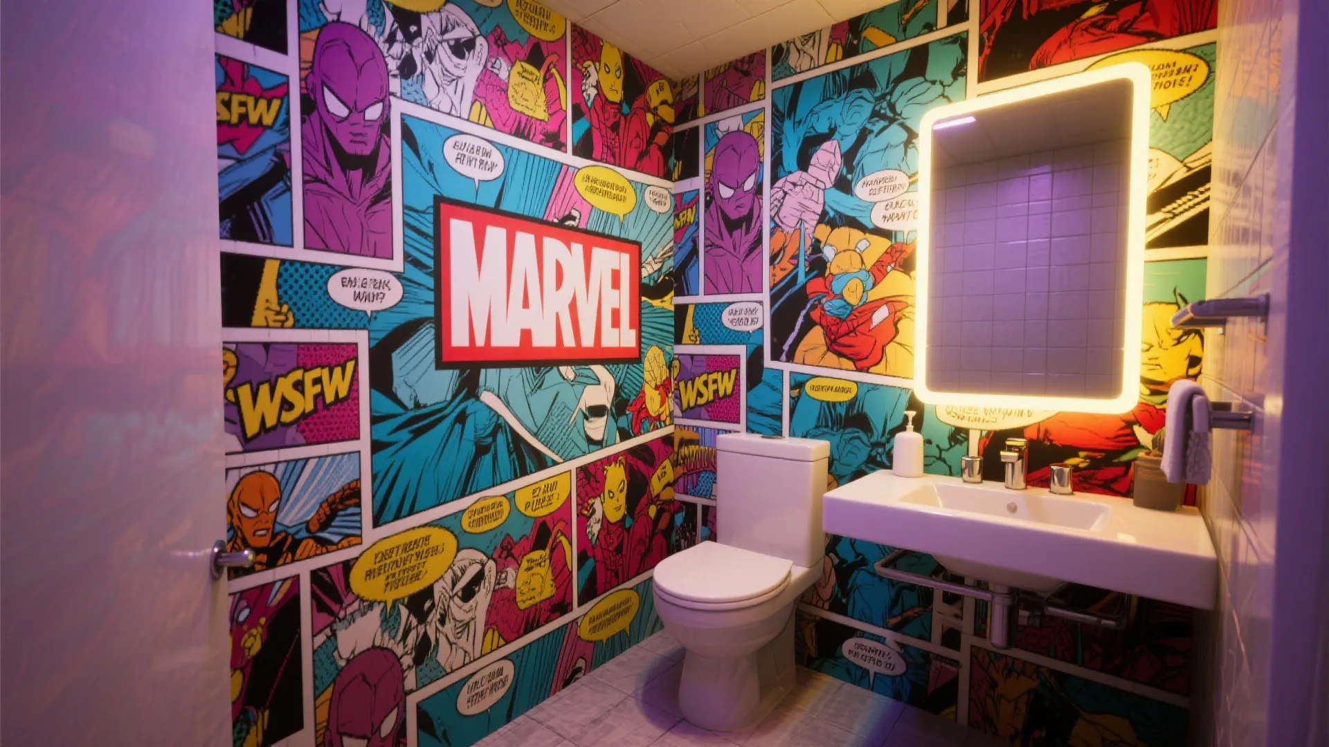 3. Comic Panel Wallpaper