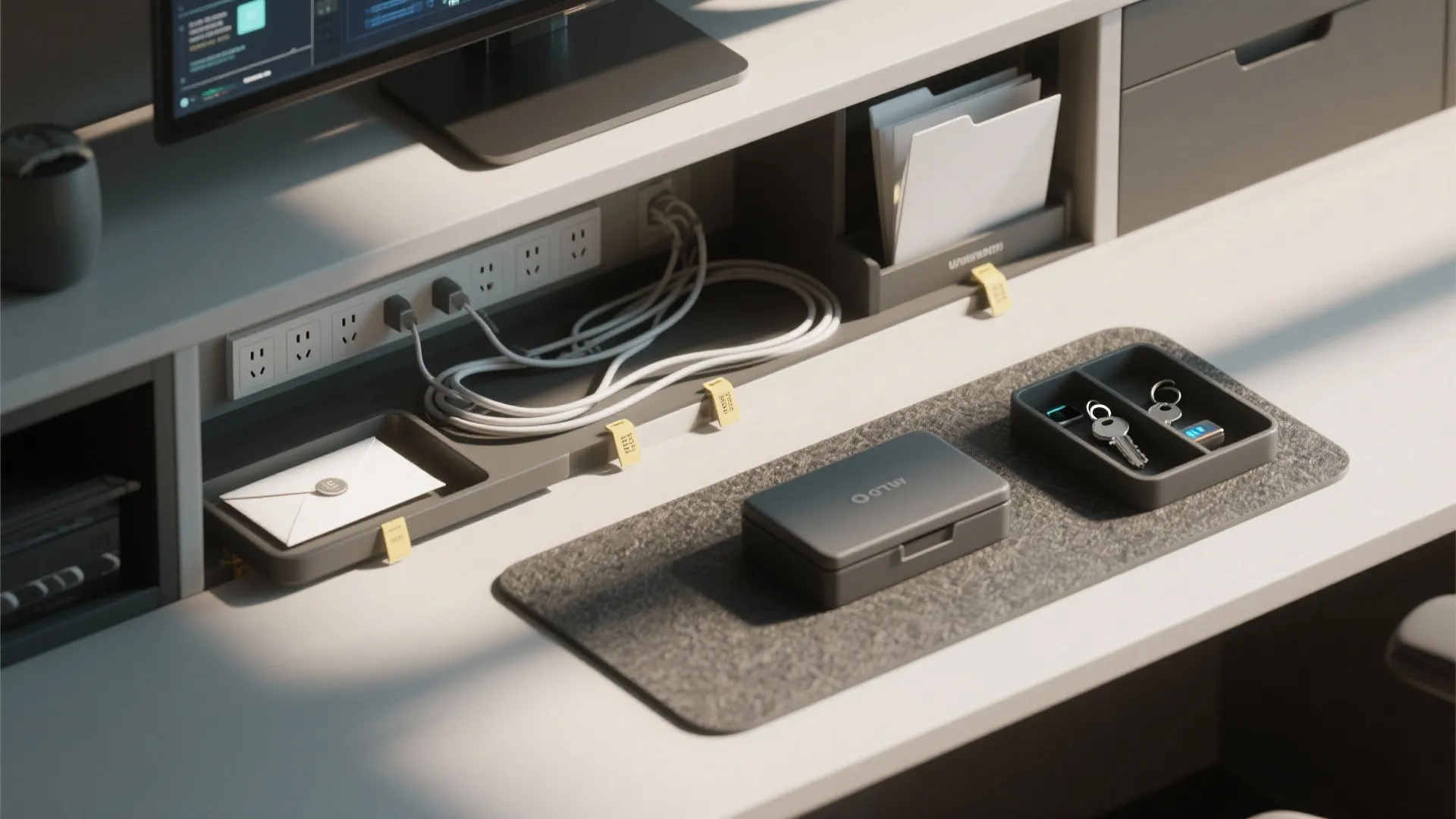 Multi-purpose console as mini command center