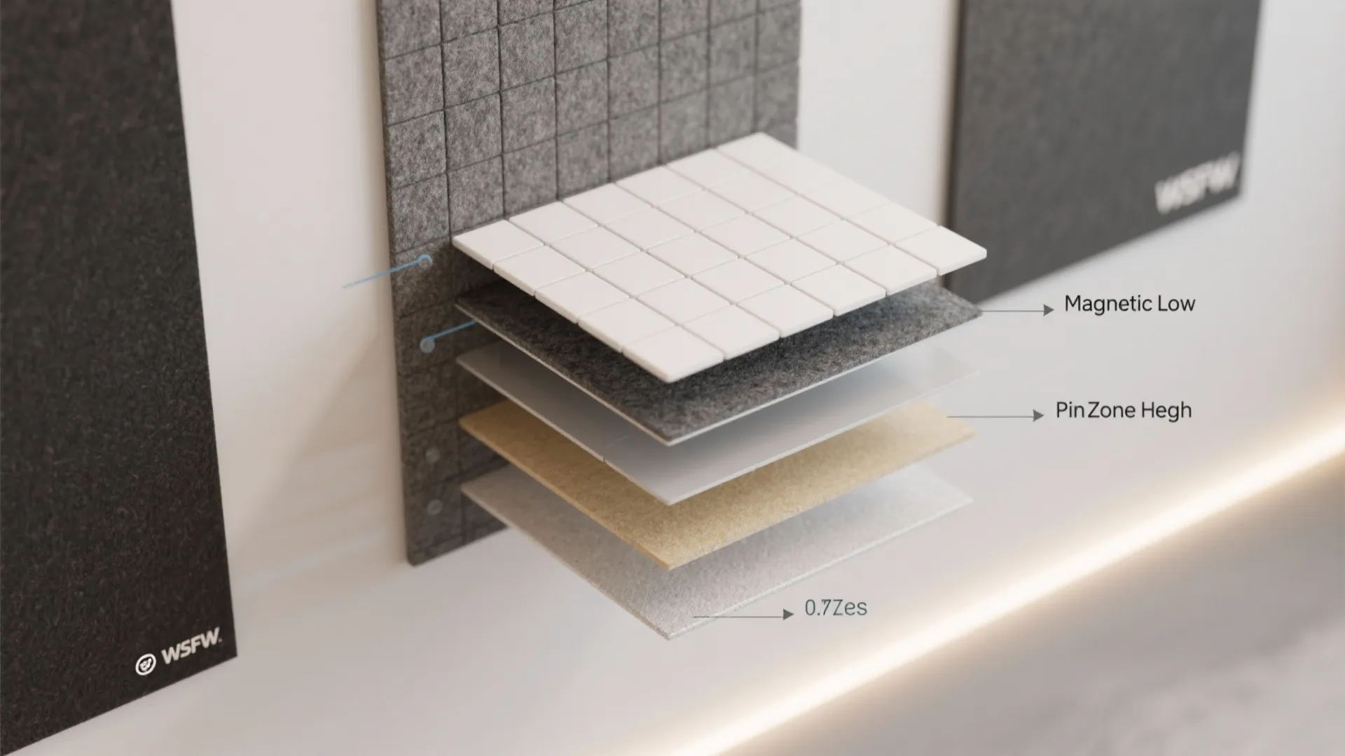 Magnetic-Pin Hybrid Command Wall