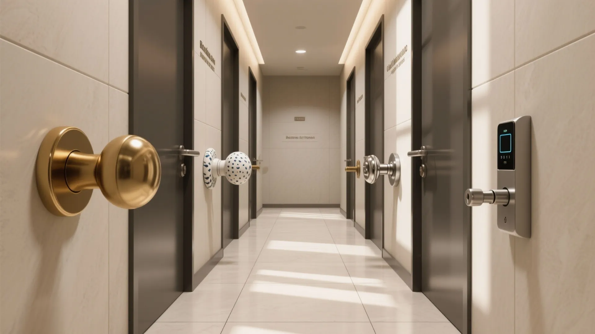 5 Commercial Bathroom Door Knob Ideas: Practical and stylish door hardware solutions for small commercial restrooms