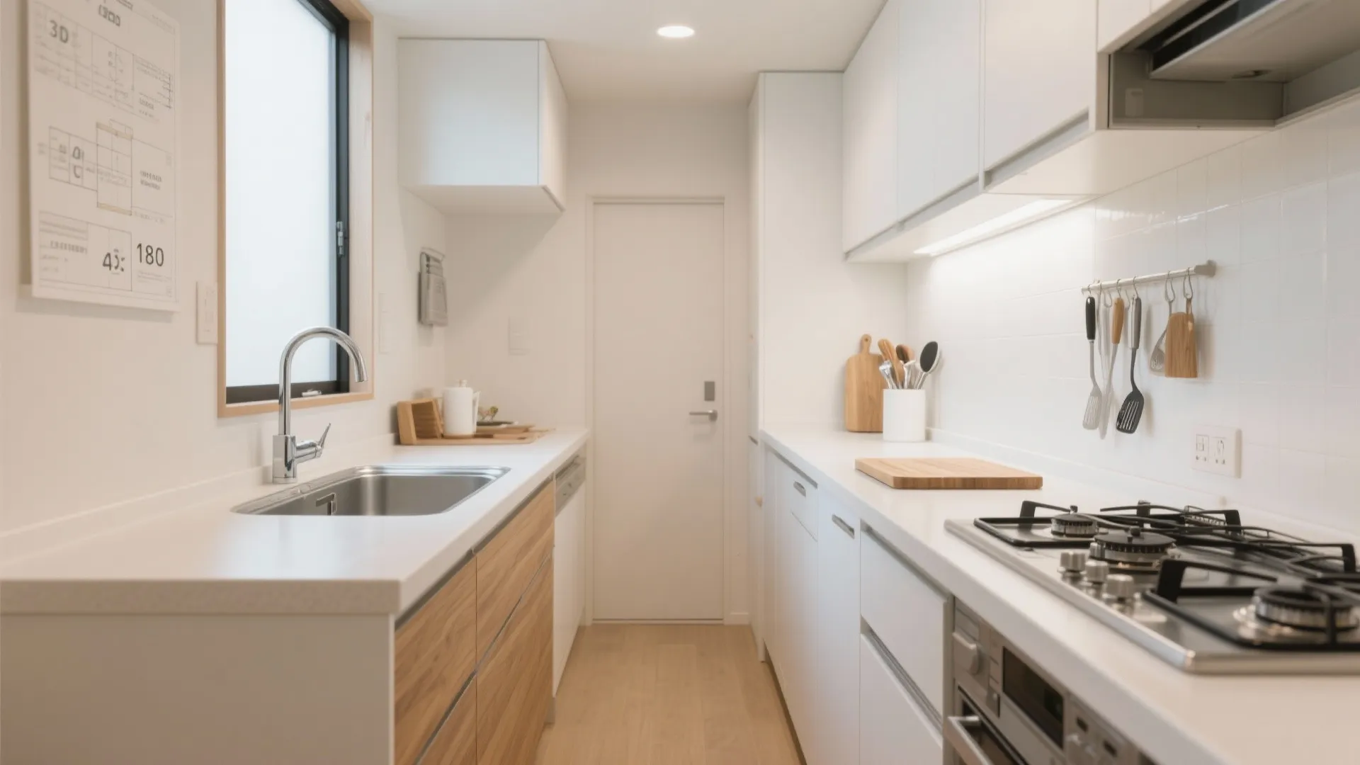 キッチンは“幅180cmでも広く使う”：日本都市の3DKで効くレイアウト