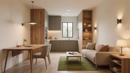 1 BHK Home Interior Design: 5 Smart Ideas