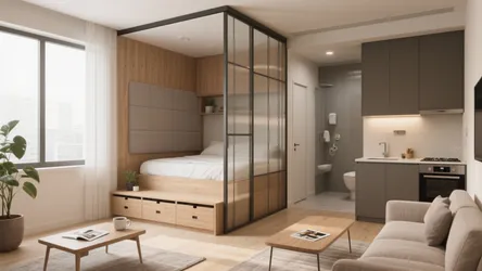 5 Small Apartment Floor Plans for 1 Bedroom