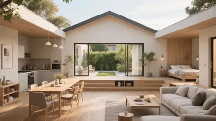 1 Floor House Plans: 5 Smart 2-Bedroom Ideas