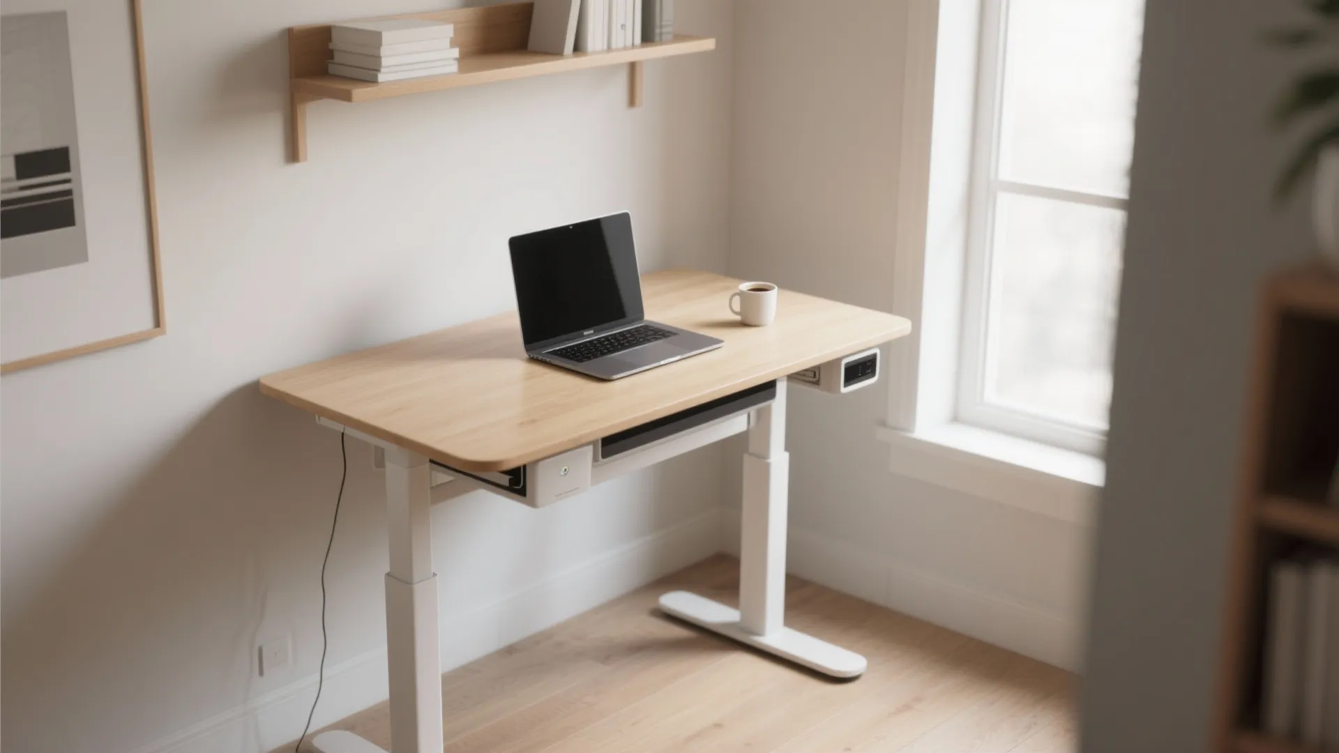 1. Compact Adjustable Desk