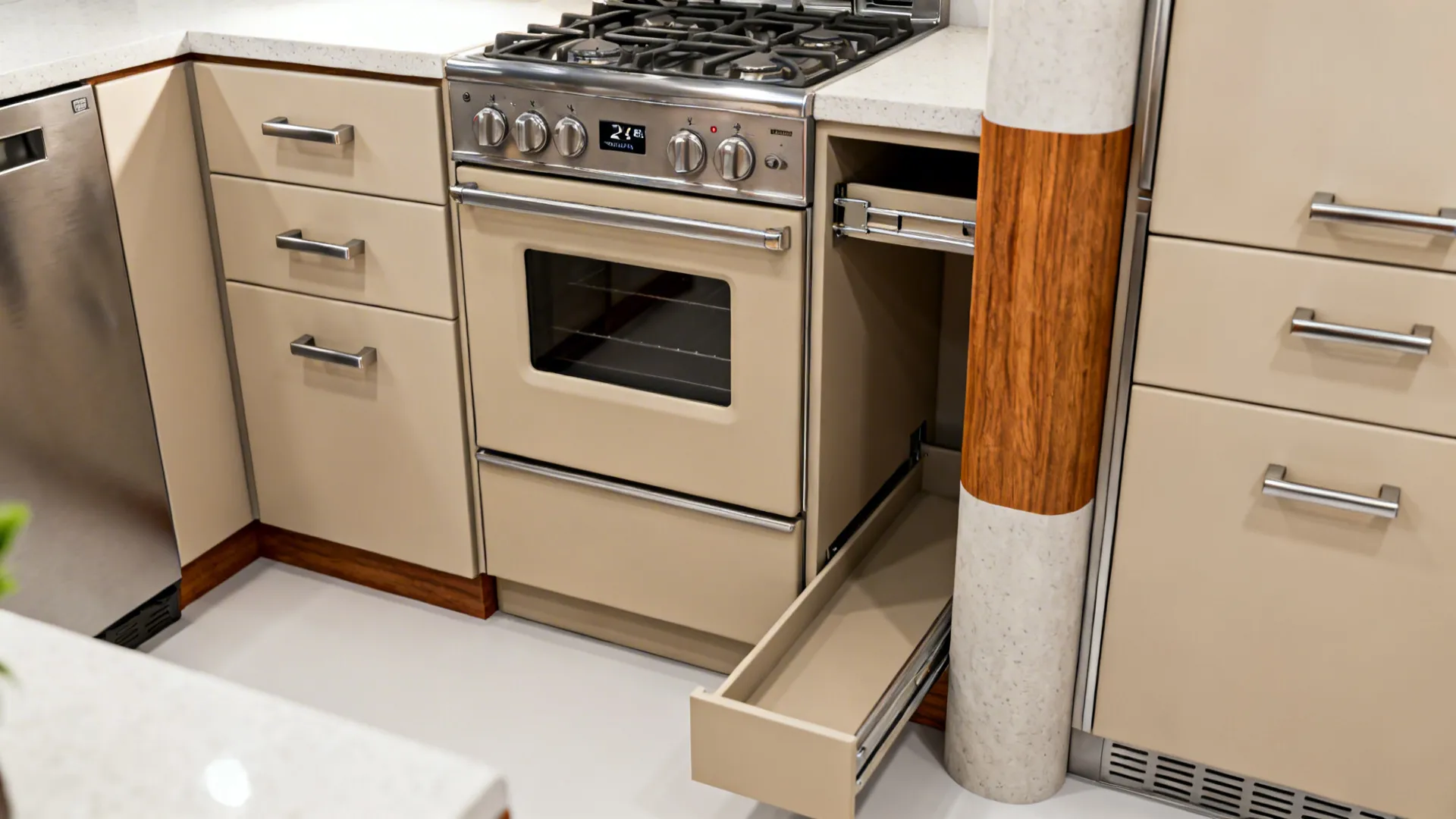 Compact appliances and smart corners