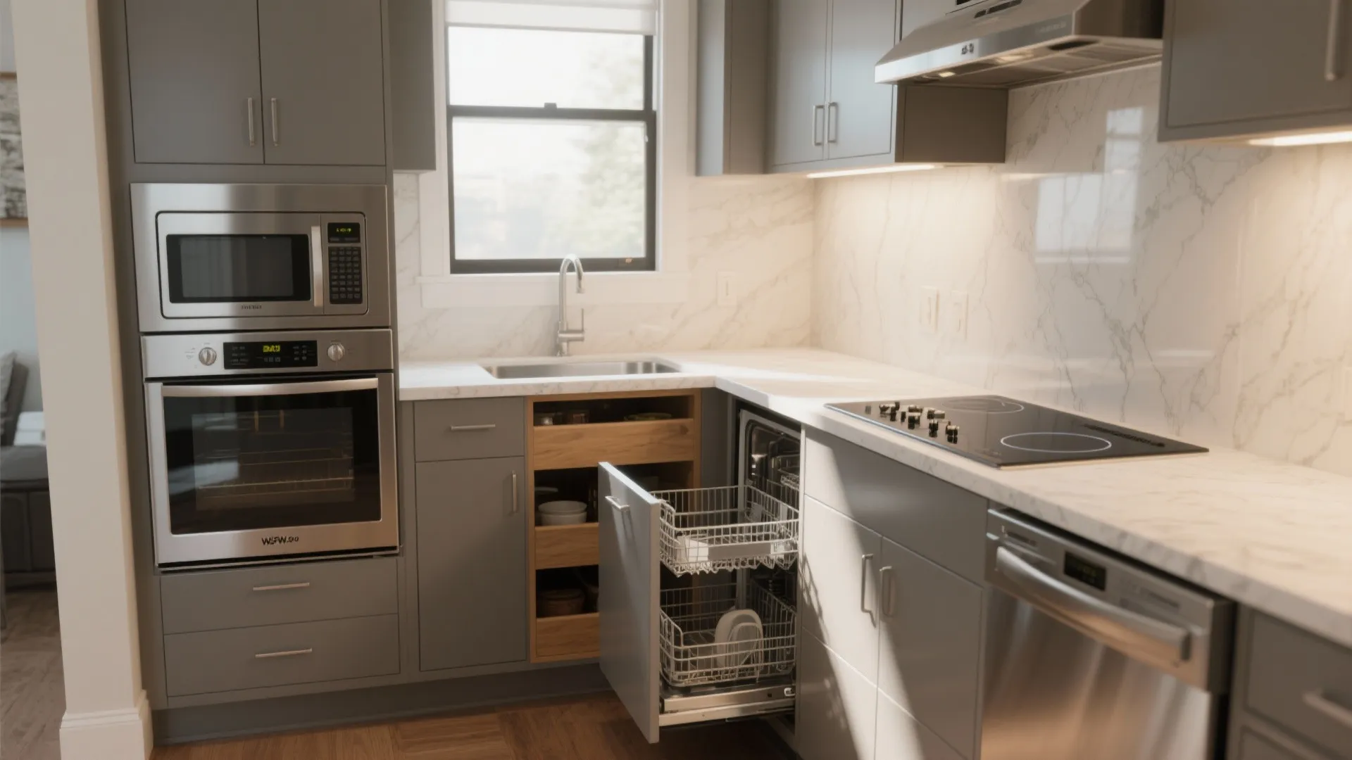 Compact appliance strategy to reclaim cabinets