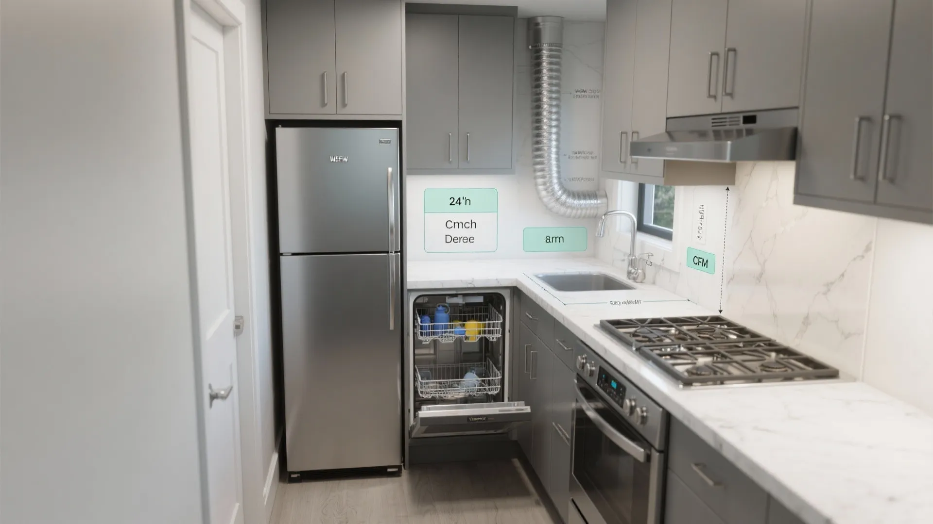 Compact Appliances and Ventilation That Actually Works