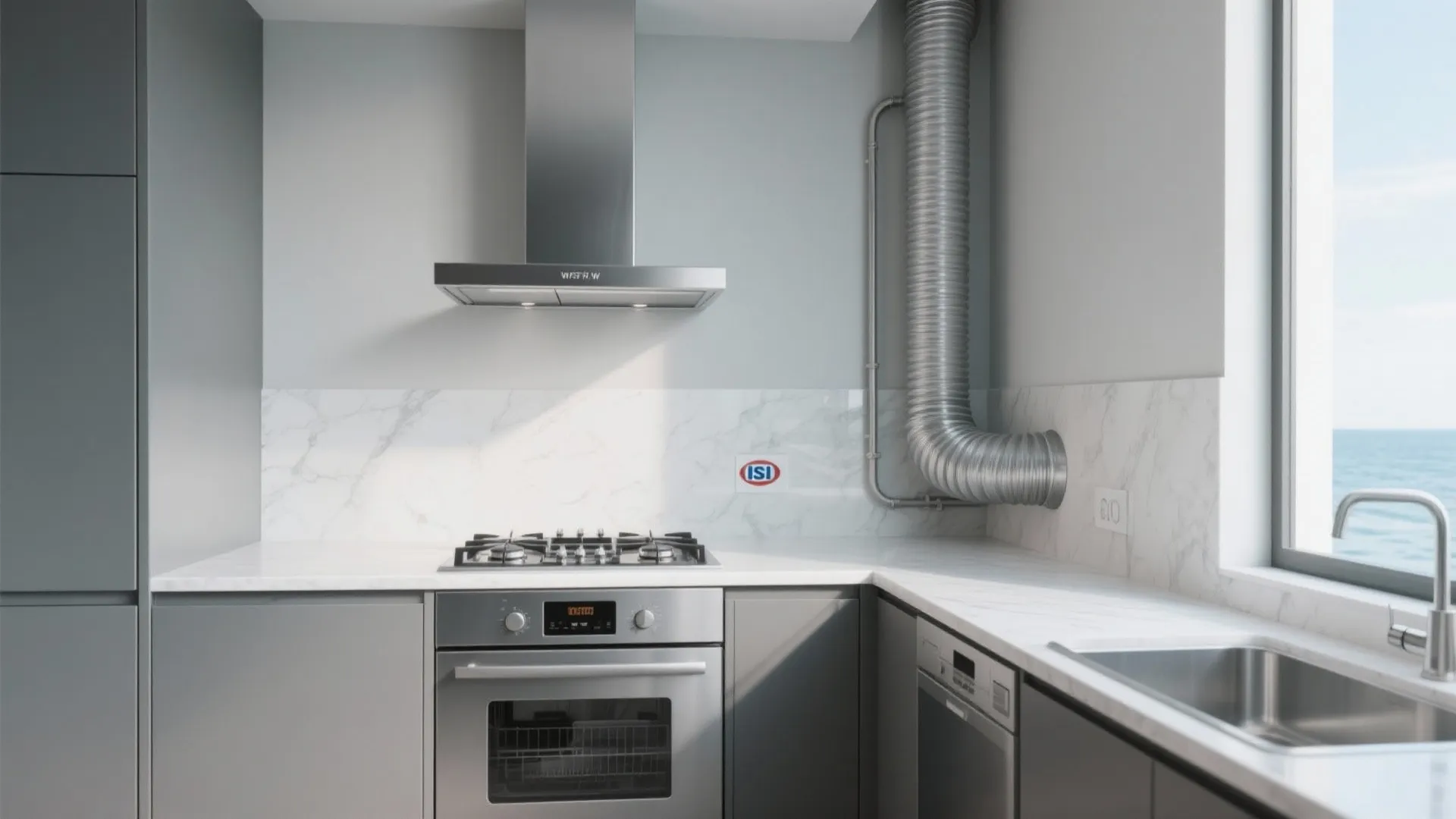 Compact appliance strategy and ventilation