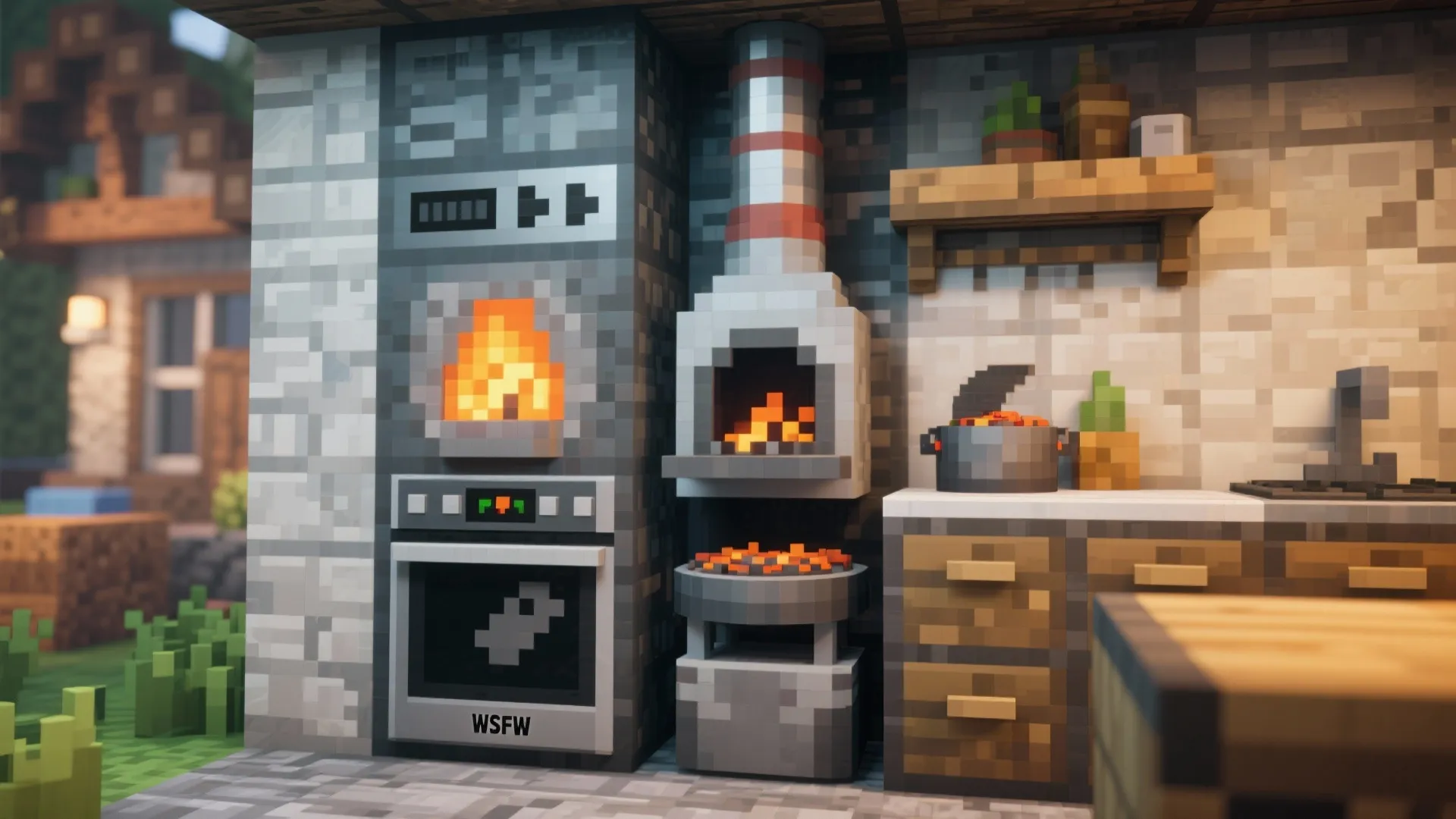 8. Compact Appliance Wall