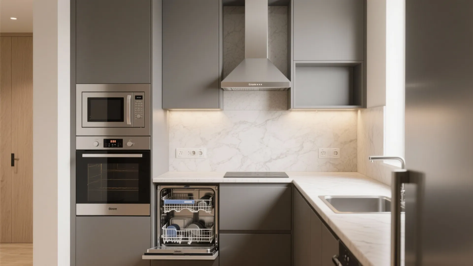 Compact Appliance Zones with Smart Ventilation