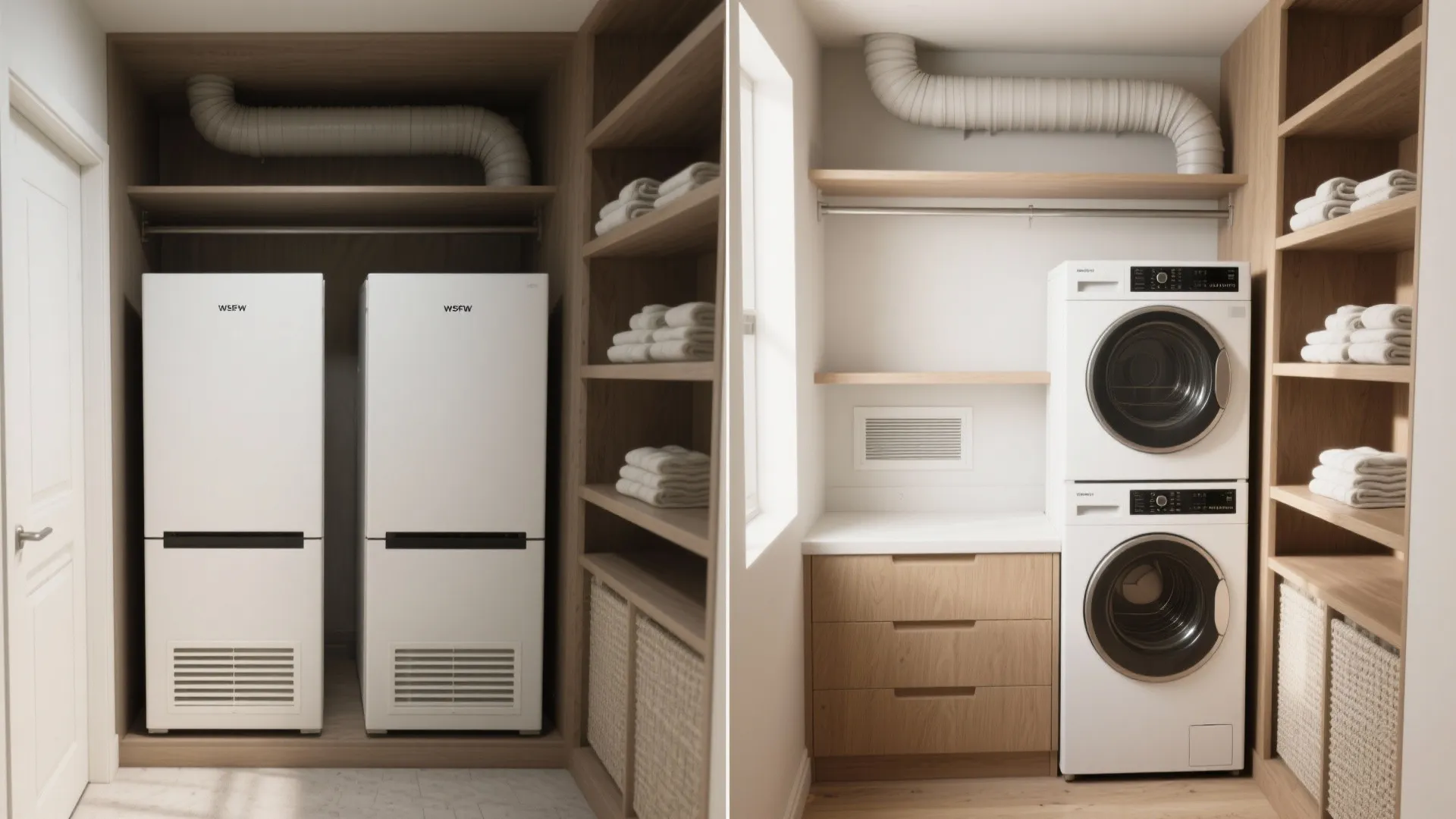 5. Compact appliance placement and smart ventilation