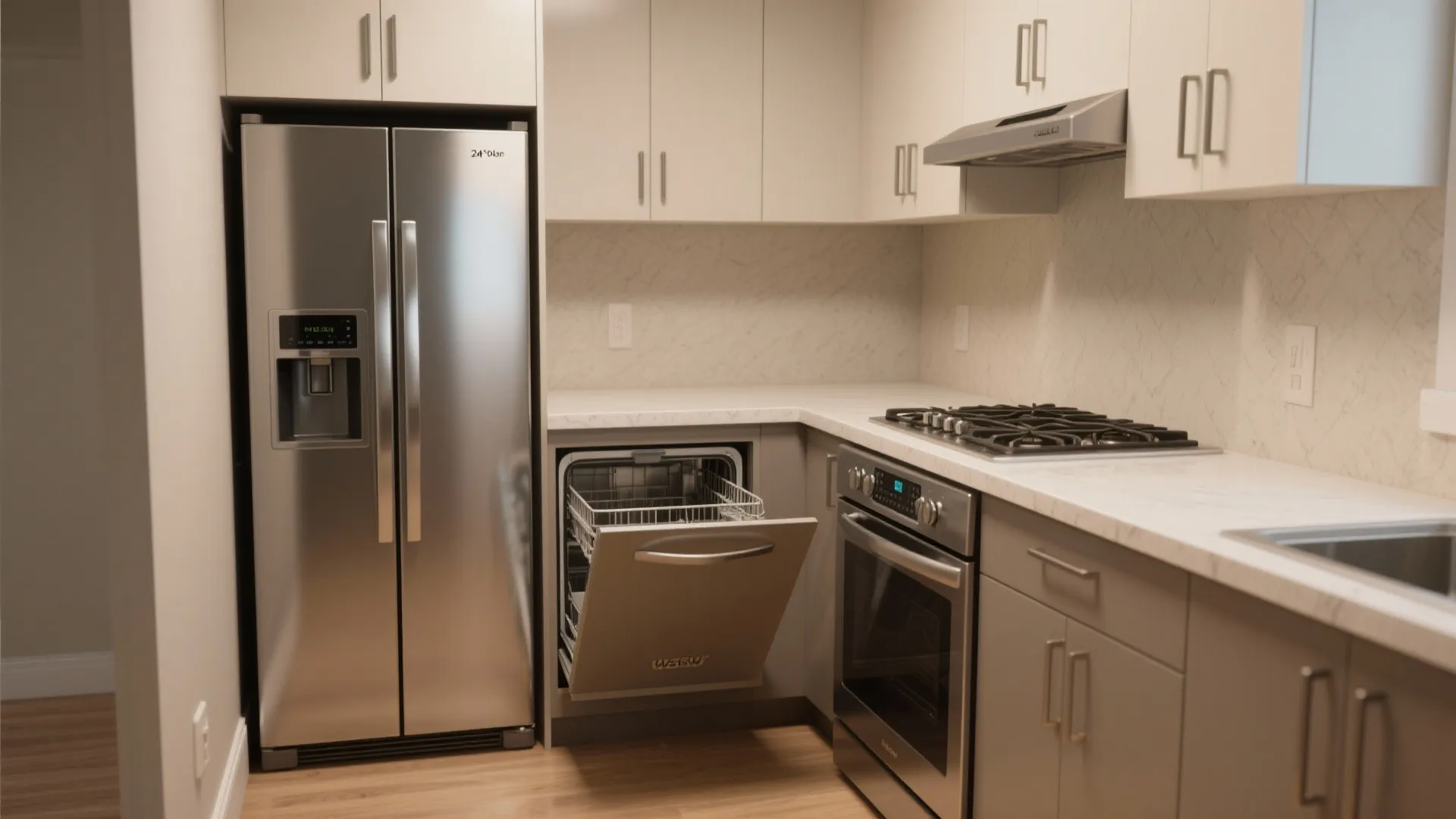 4. Integrated appliances and compact ranges