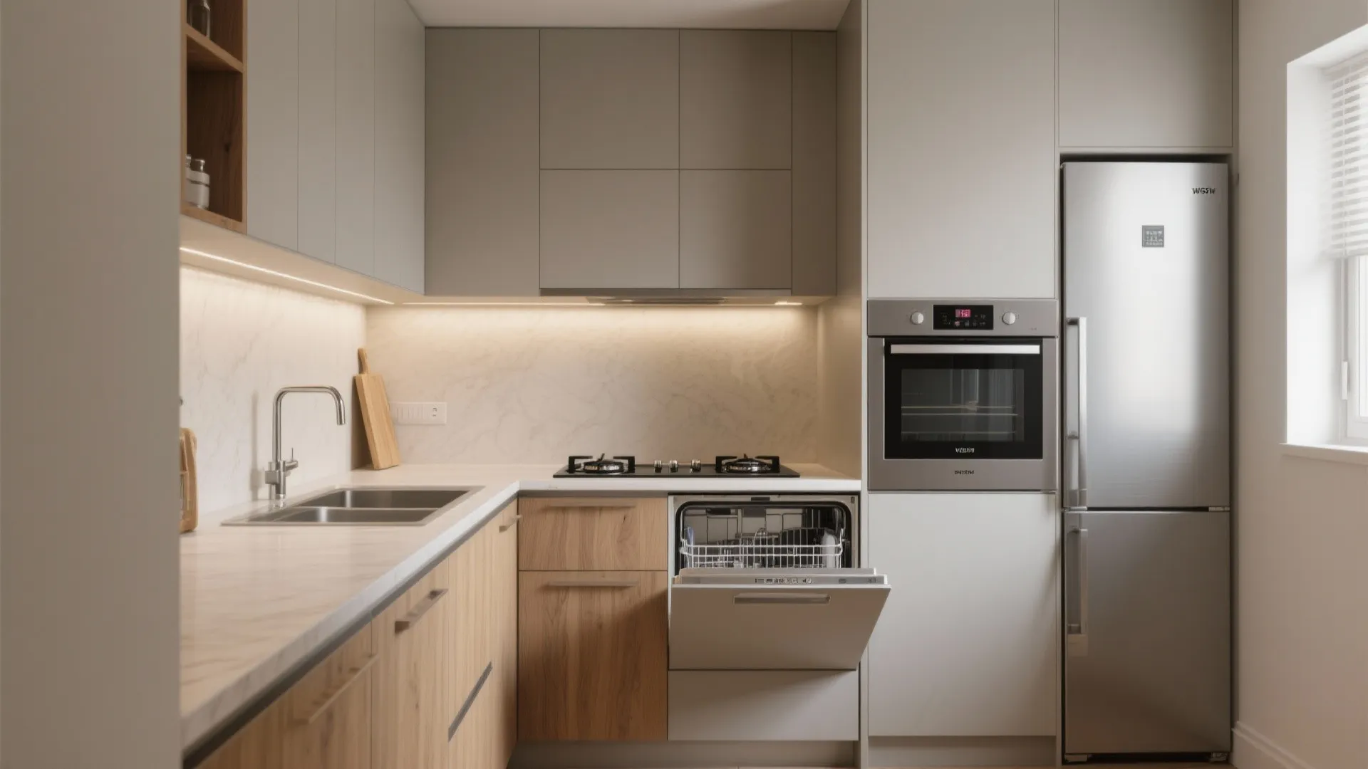 Compact Appliances and Integrated Panels