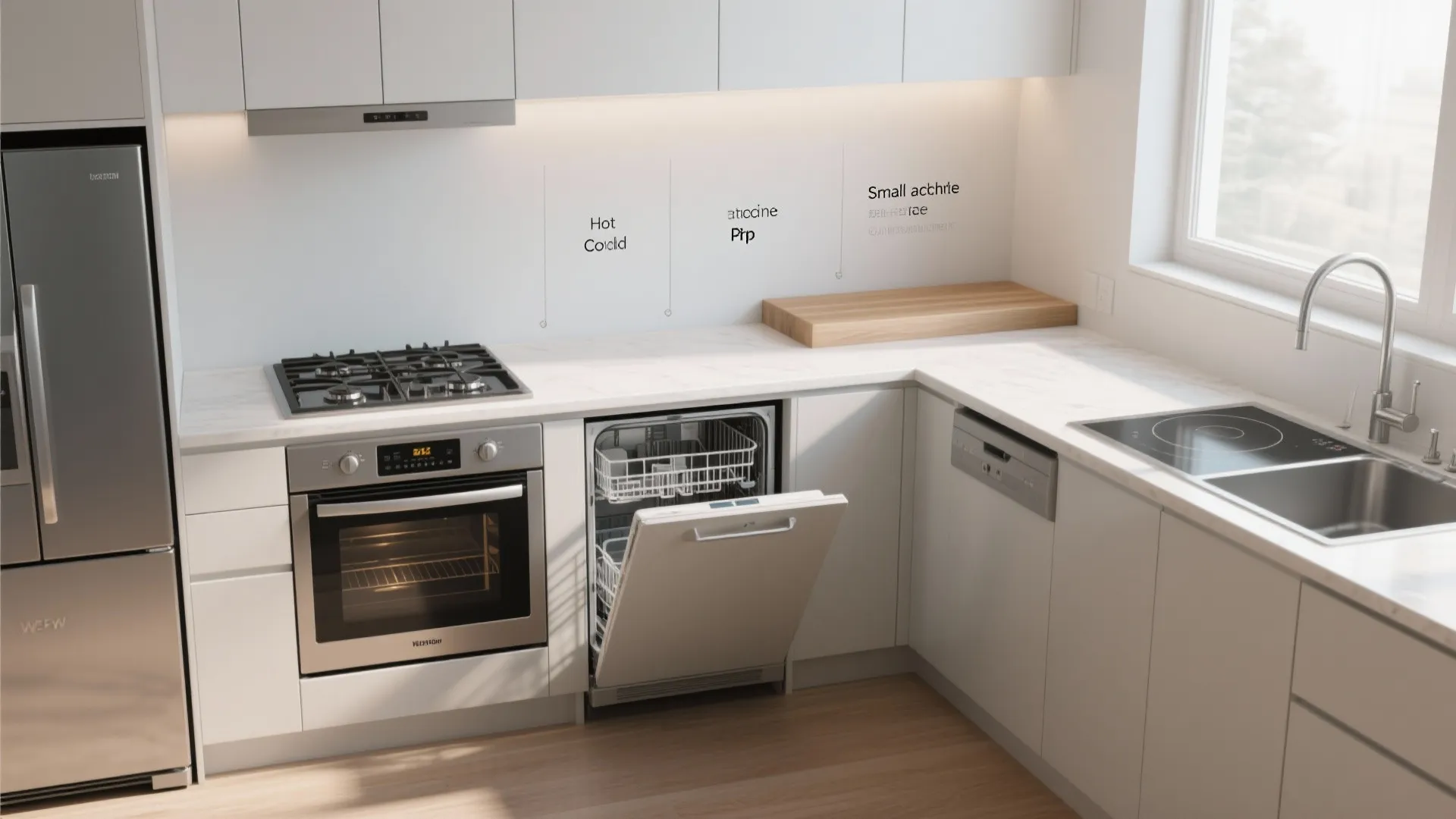 Compact Appliances and Multi-Functional Zones