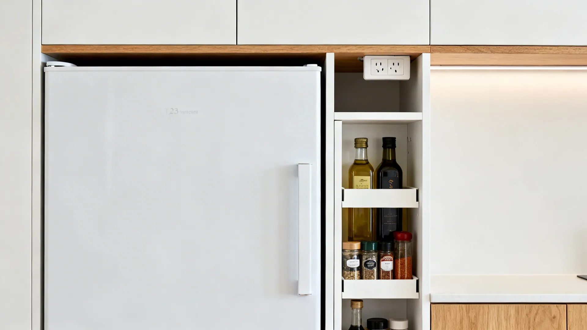 Compact Appliance Suite and Hidden Utilities