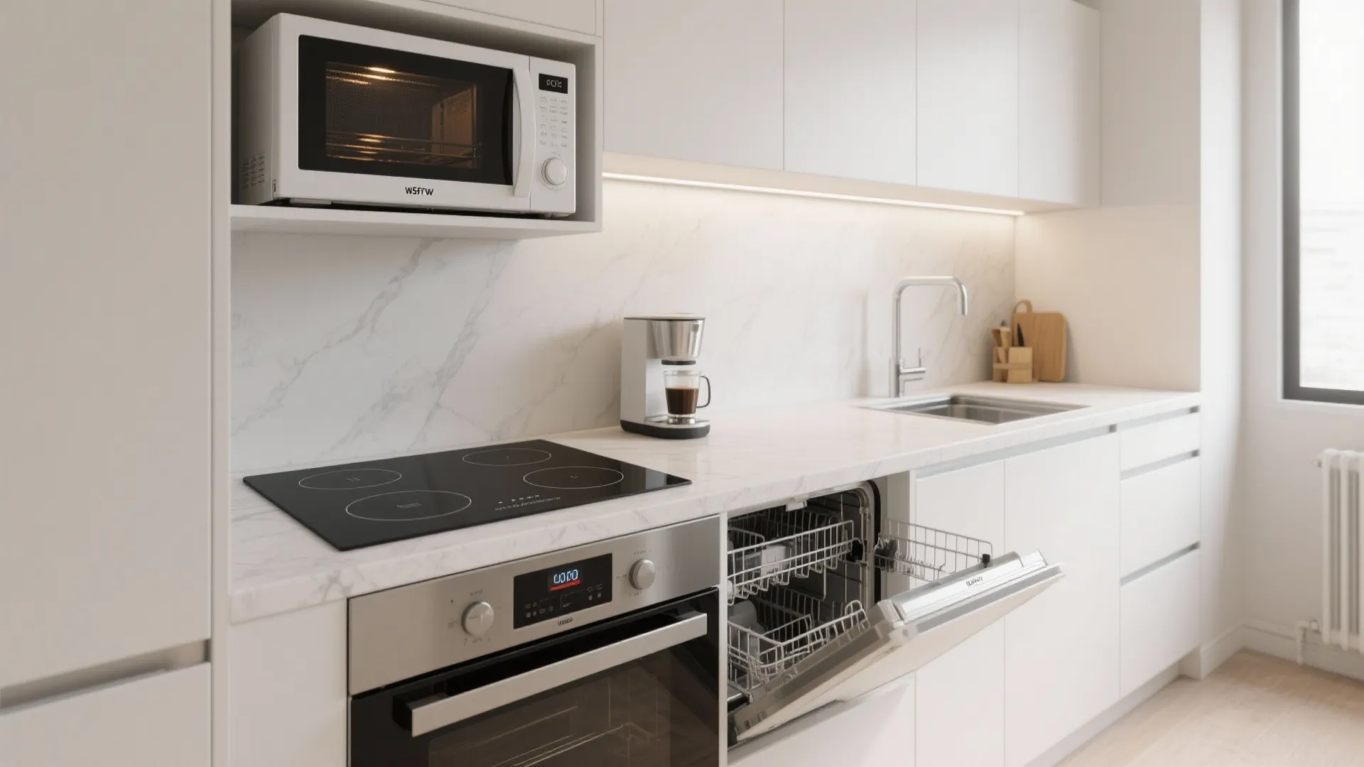 Compact Appliances and Multi-Use Counters