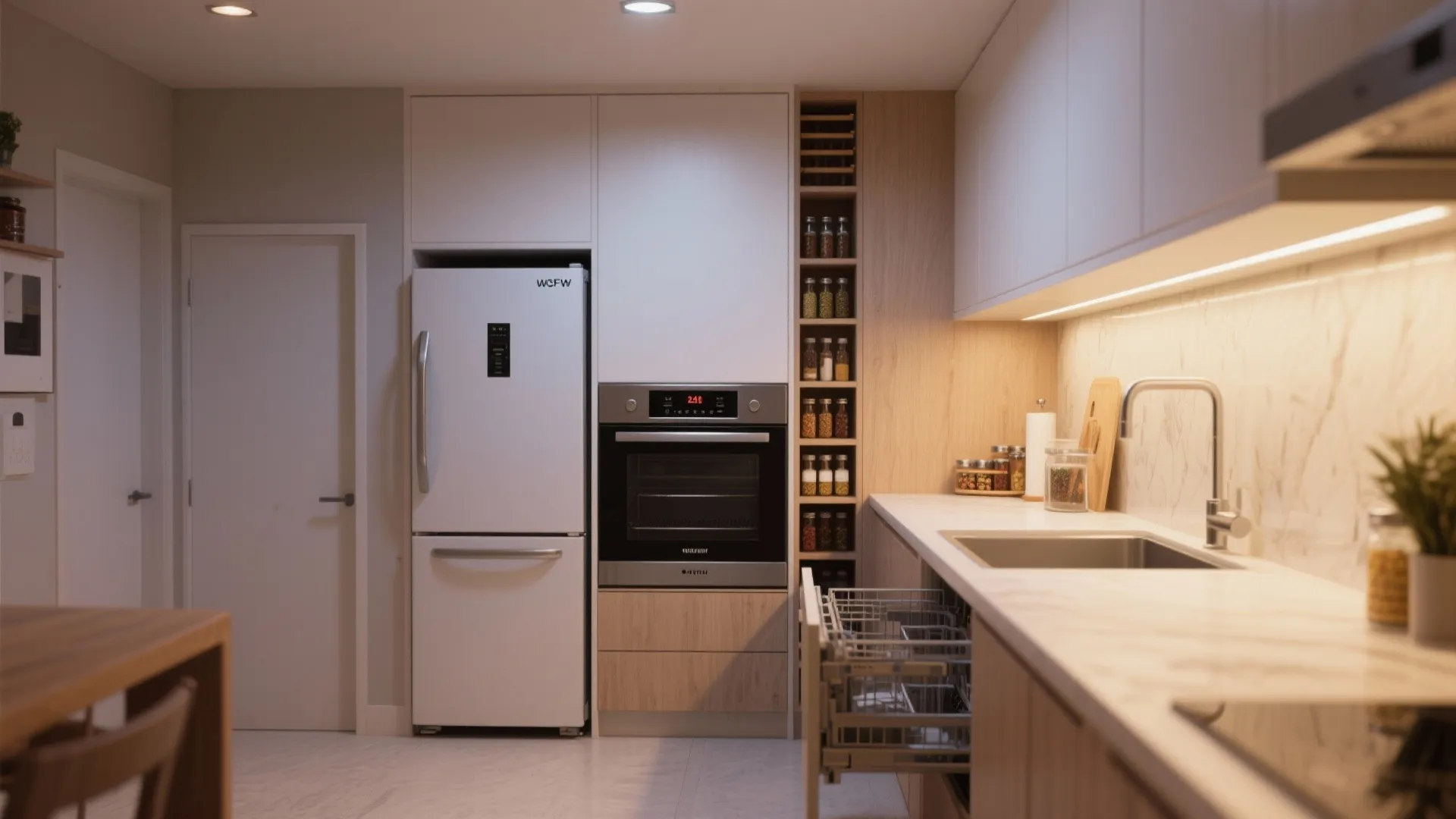 2. Compact appliance lineup and integrated solutions