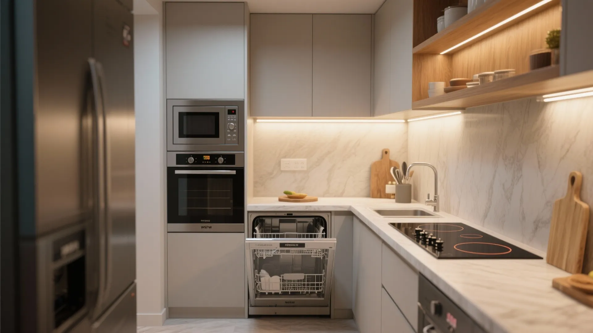 Compact Appliances and Task Lighting That Pull Their Weight