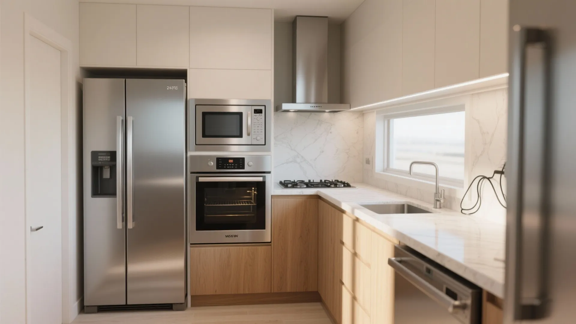 Compact appliances and smart ventilation