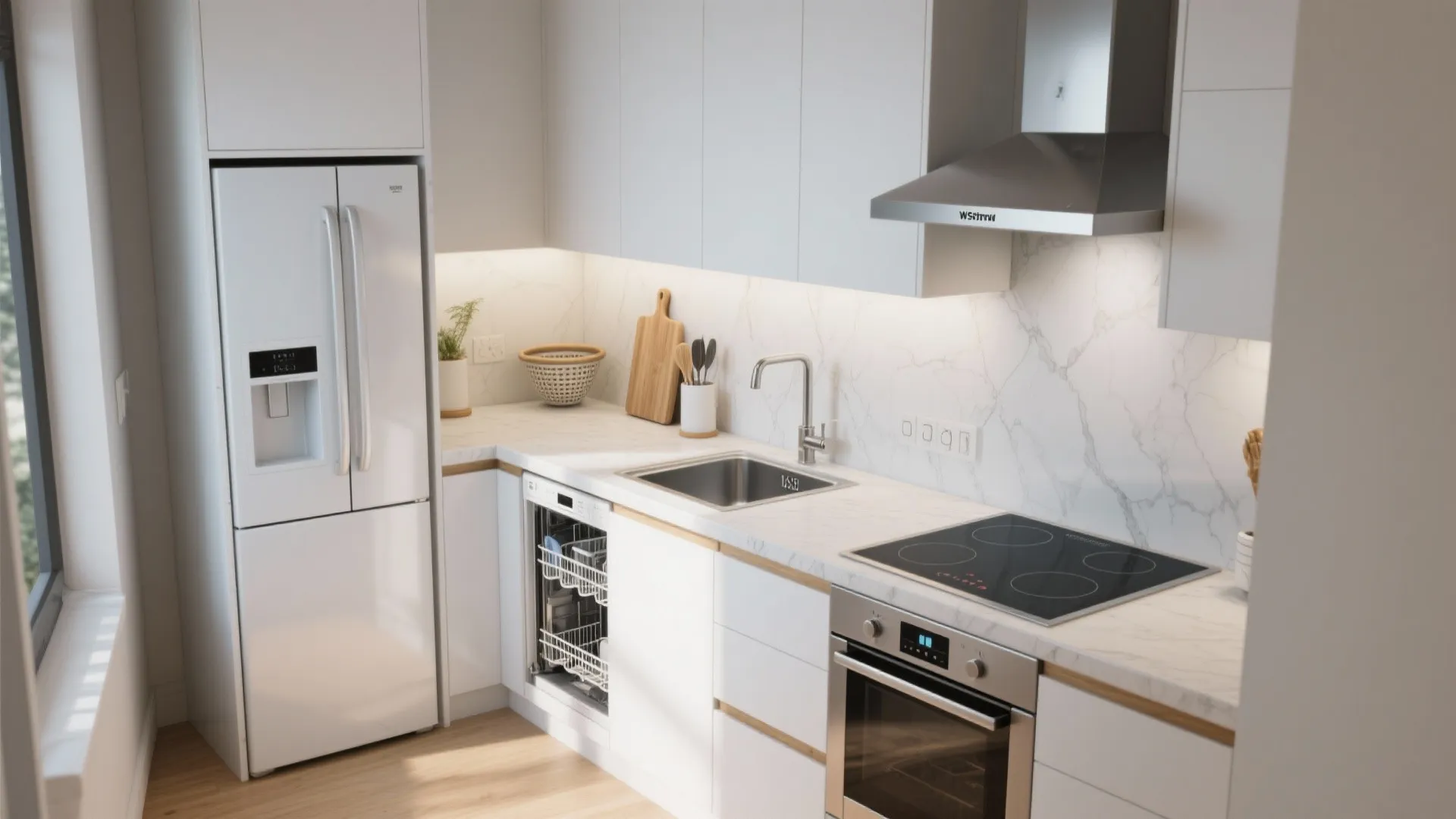 Compact Appliances and Right-Sized Sinks