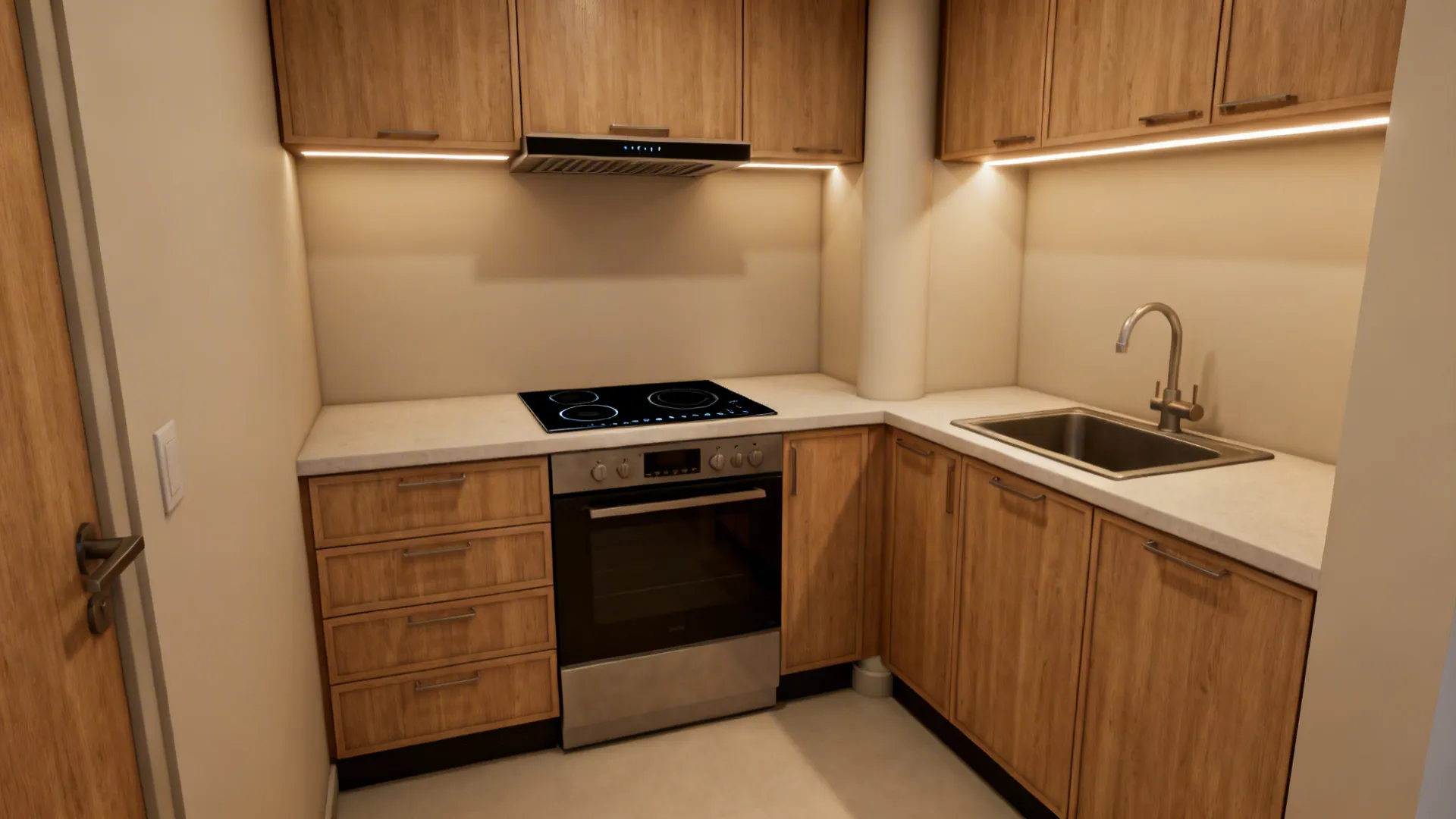 Compact appliances and smart corners