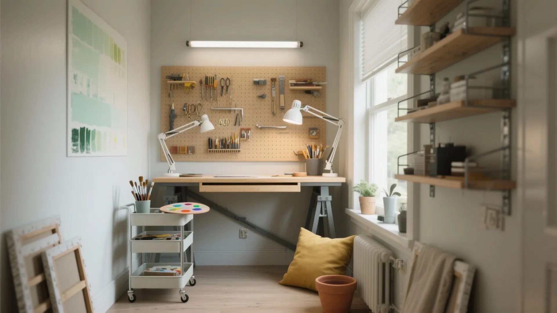 Art Studio Ideas for Small Spaces: Transform Any Nook Into a Creative Haven: 1 Minute to Smart Art Studio Solutions for Tiny Spaces