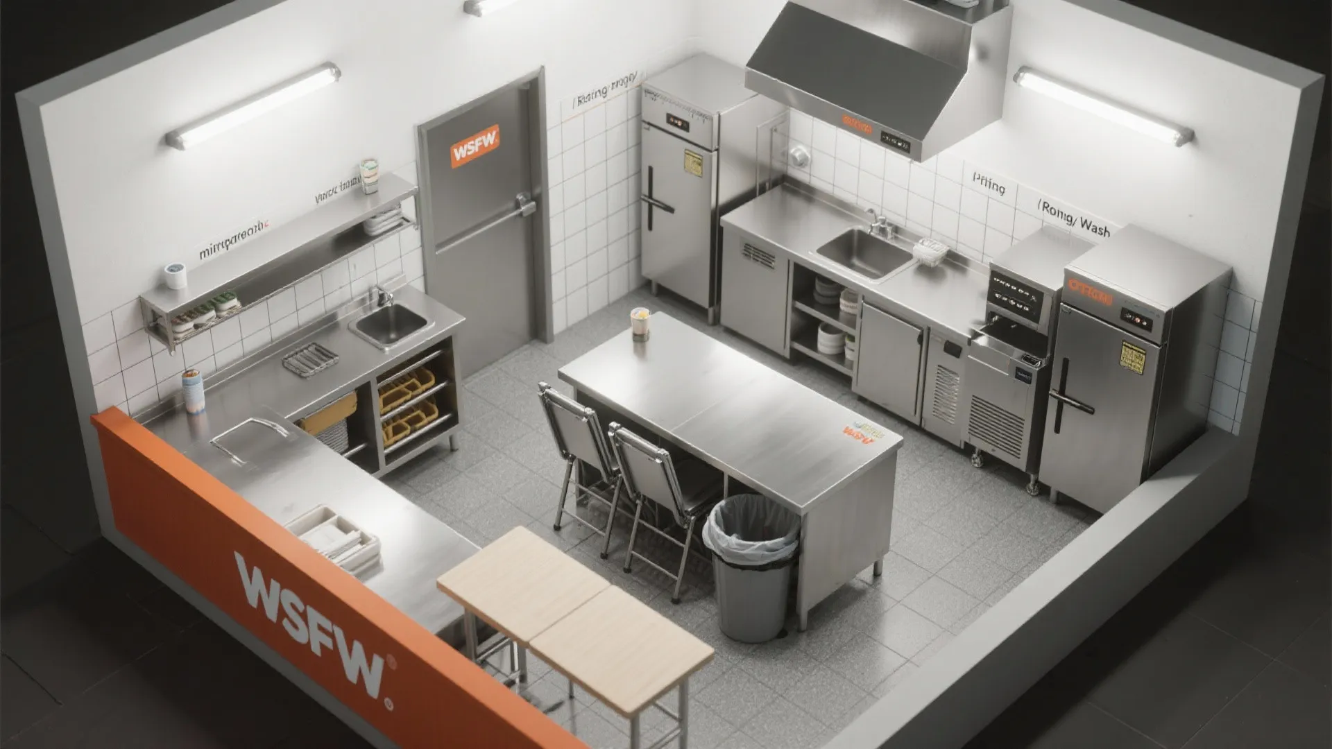 4. Compact back-of-house ideas for food or service vendors