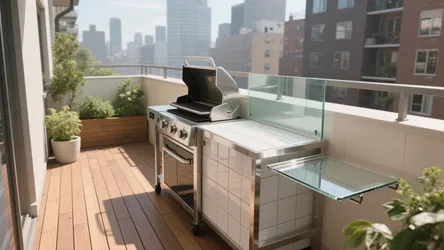 5 Balcony Design Ideas for an Outside Grill