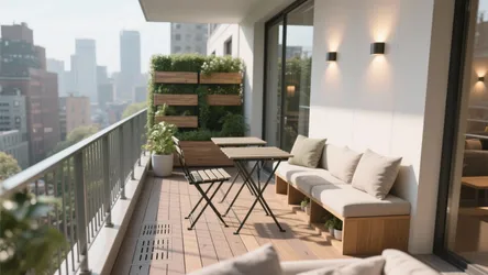 Balcony design drawings: 5 smart ideas