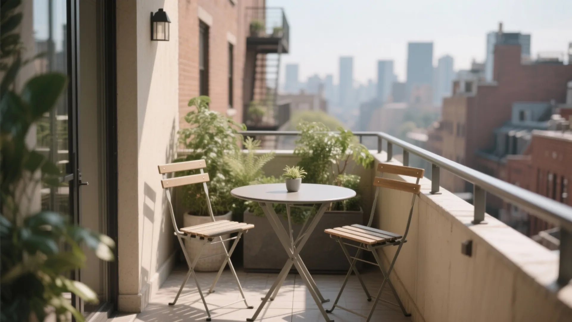 Small Folding Table for Outdoors: Space-Saving Solutions: 1 Minute to a Compact and Stylish Outdoor Space