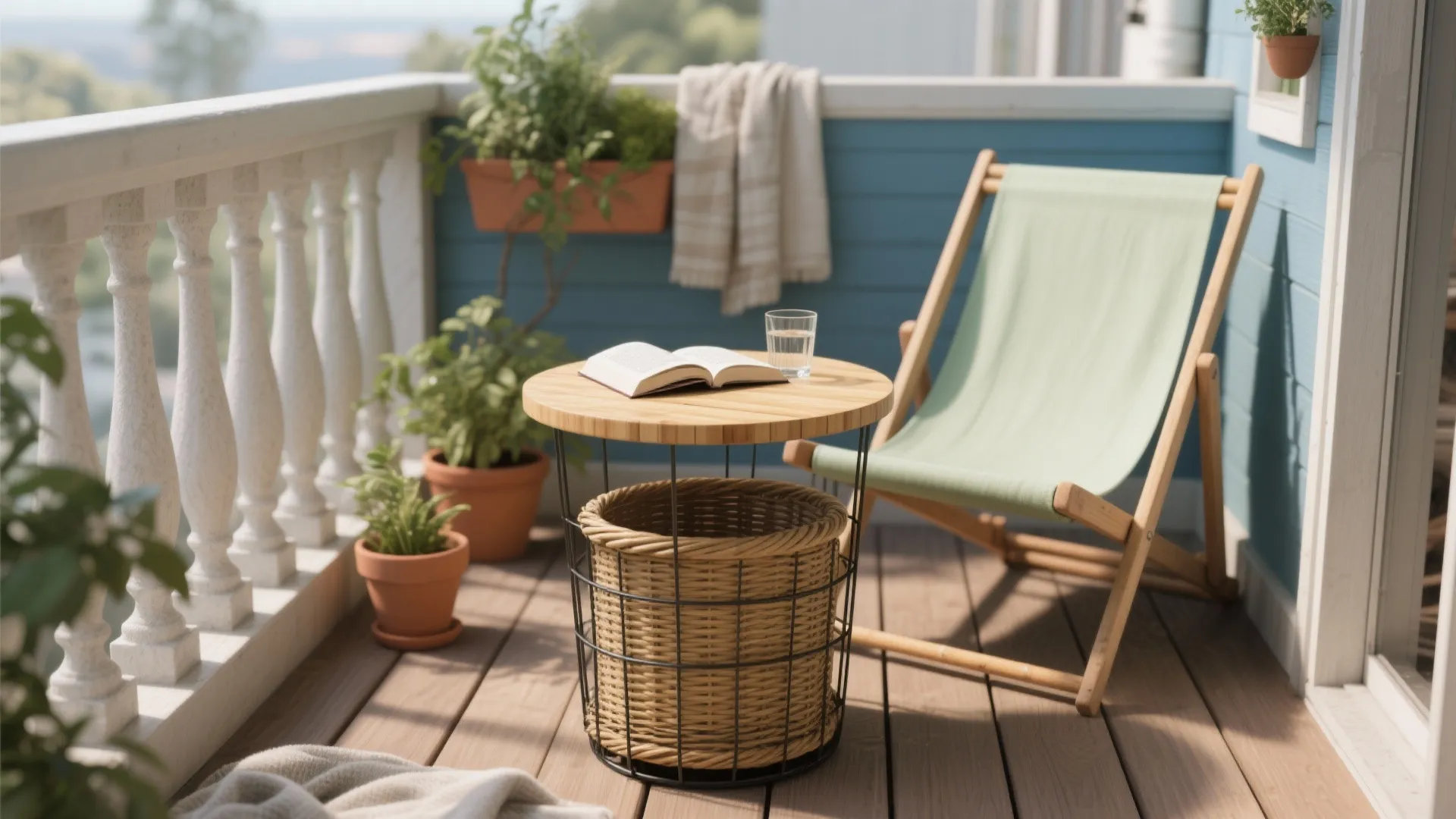 DIY Outdoor Side Table: Dollar Tree Ideas on a Budget: 1 Minute to a Stylish Patio Accent – Fast & Affordable!