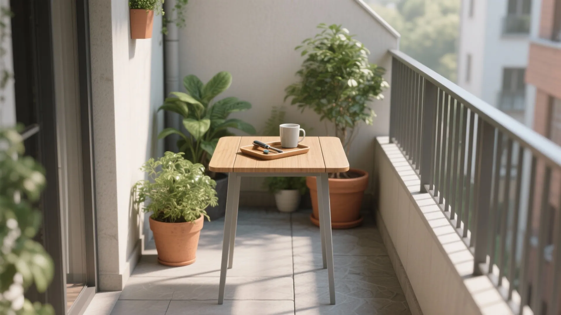 DIY Small Garden Table: A Creative Guide for Tiny Spaces: 1 Minute to Build Your Own Outdoor Oasis Tabletop