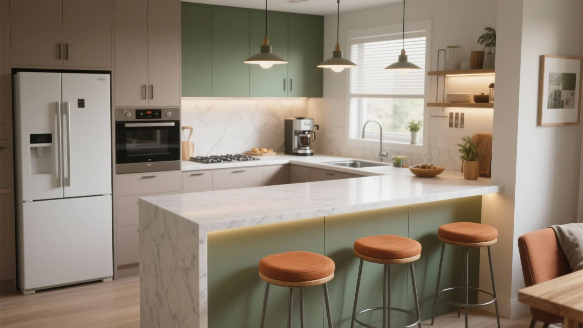 Kitchen Breakfast Bar Ideas for Small Kitchen Spaces: 1 Minute to Big Style: Compact Breakfast Bars for Tiny Kitchens