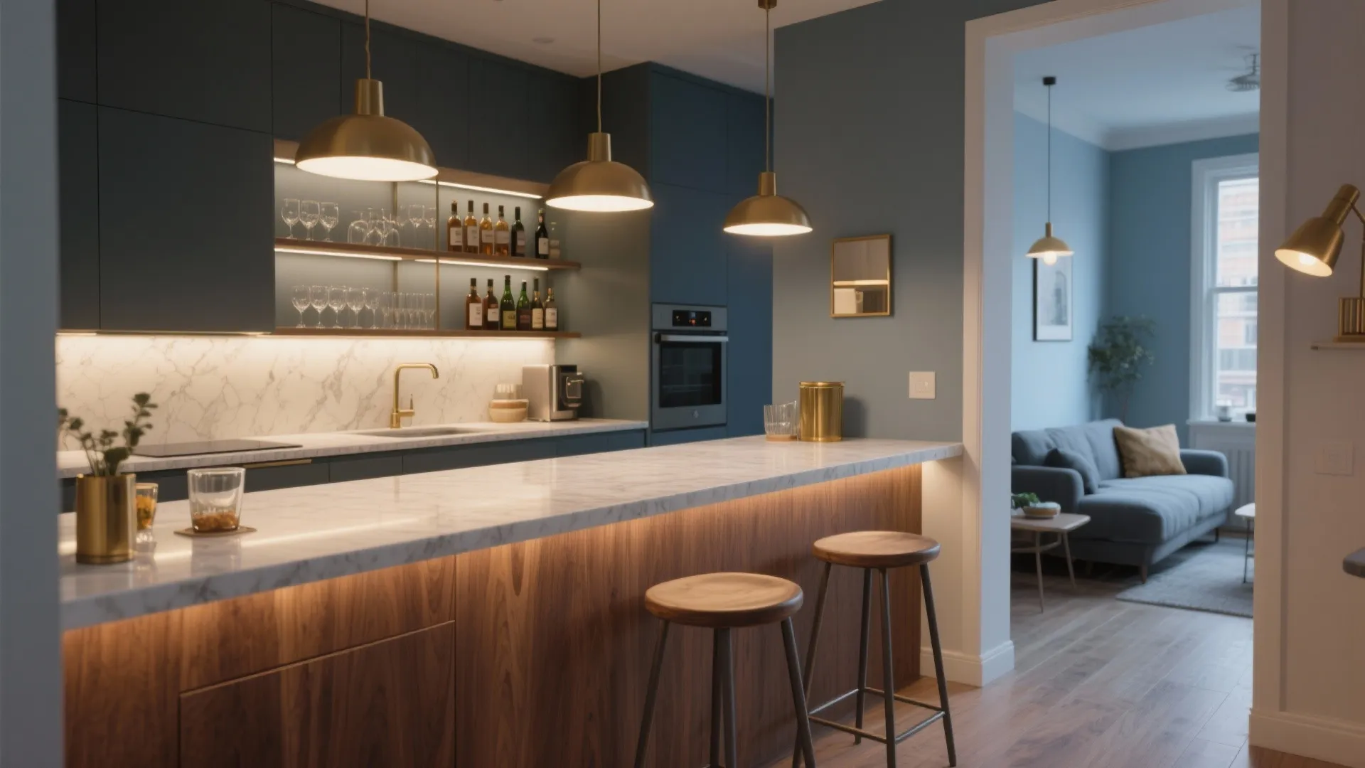 Bar Counter Design for Small Spaces: Smart Solutions: Fast-Track Guide to Creating a Stylish Home Bar in Minutes
