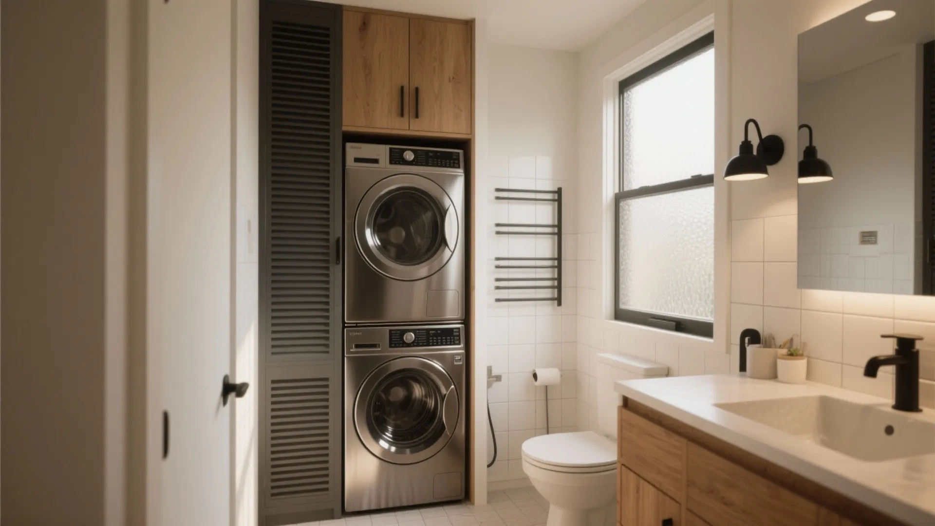 Laundry in Bathroom Ideas: 5 Smart Solutions: Small-space laundry in the bathroom — clever, realistic and budget-friendly ideas I actually use on projects