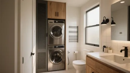 Laundry in Bathroom Ideas: 5 Smart Solutions
