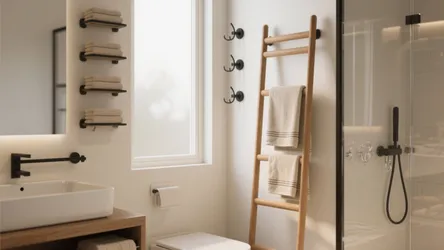 5 Creative Towel Hanging Ideas for Small Bathrooms