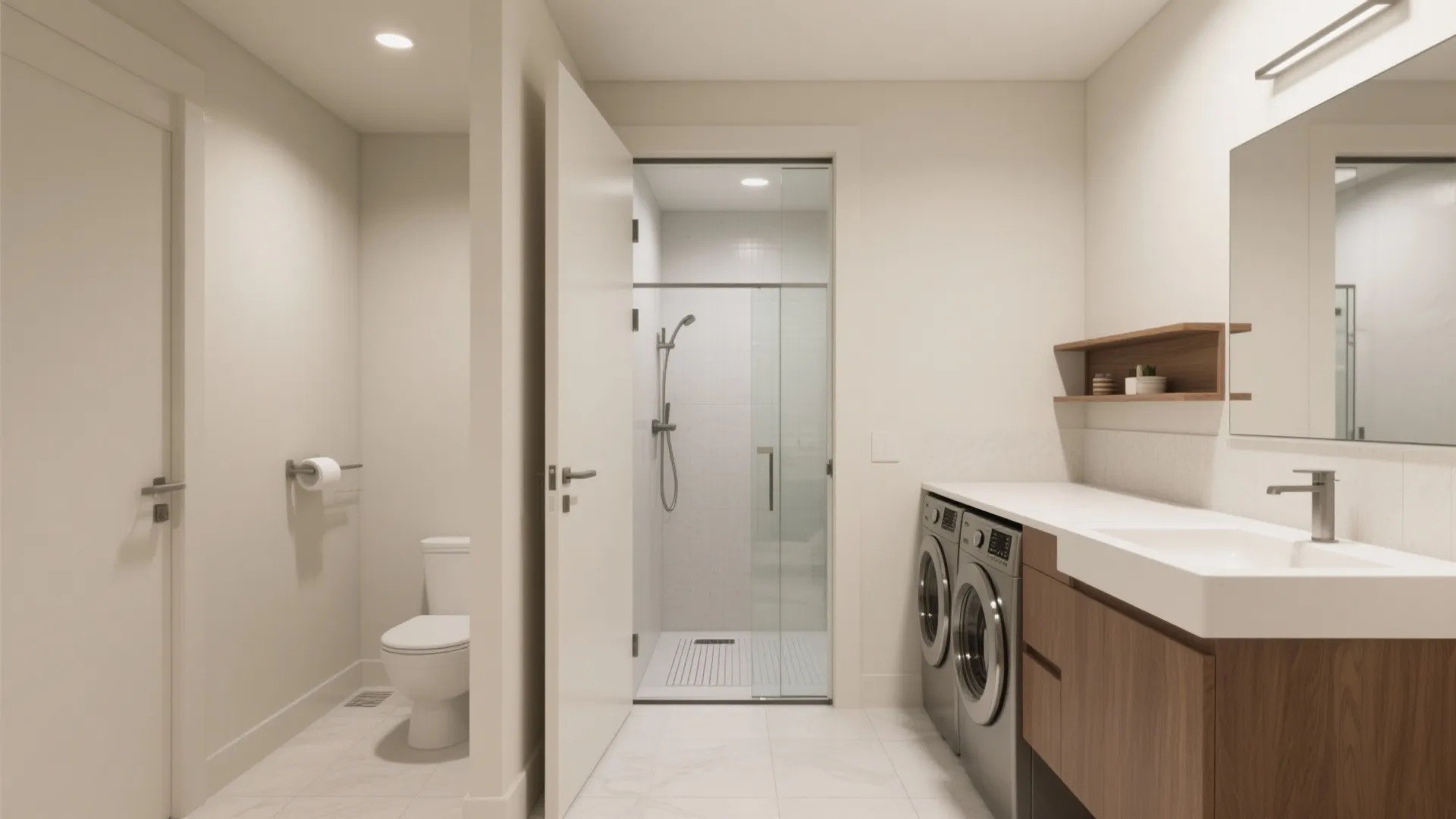 Wet Zone Efficiency: Bathroom and Utility That Don’t Fight the Plan