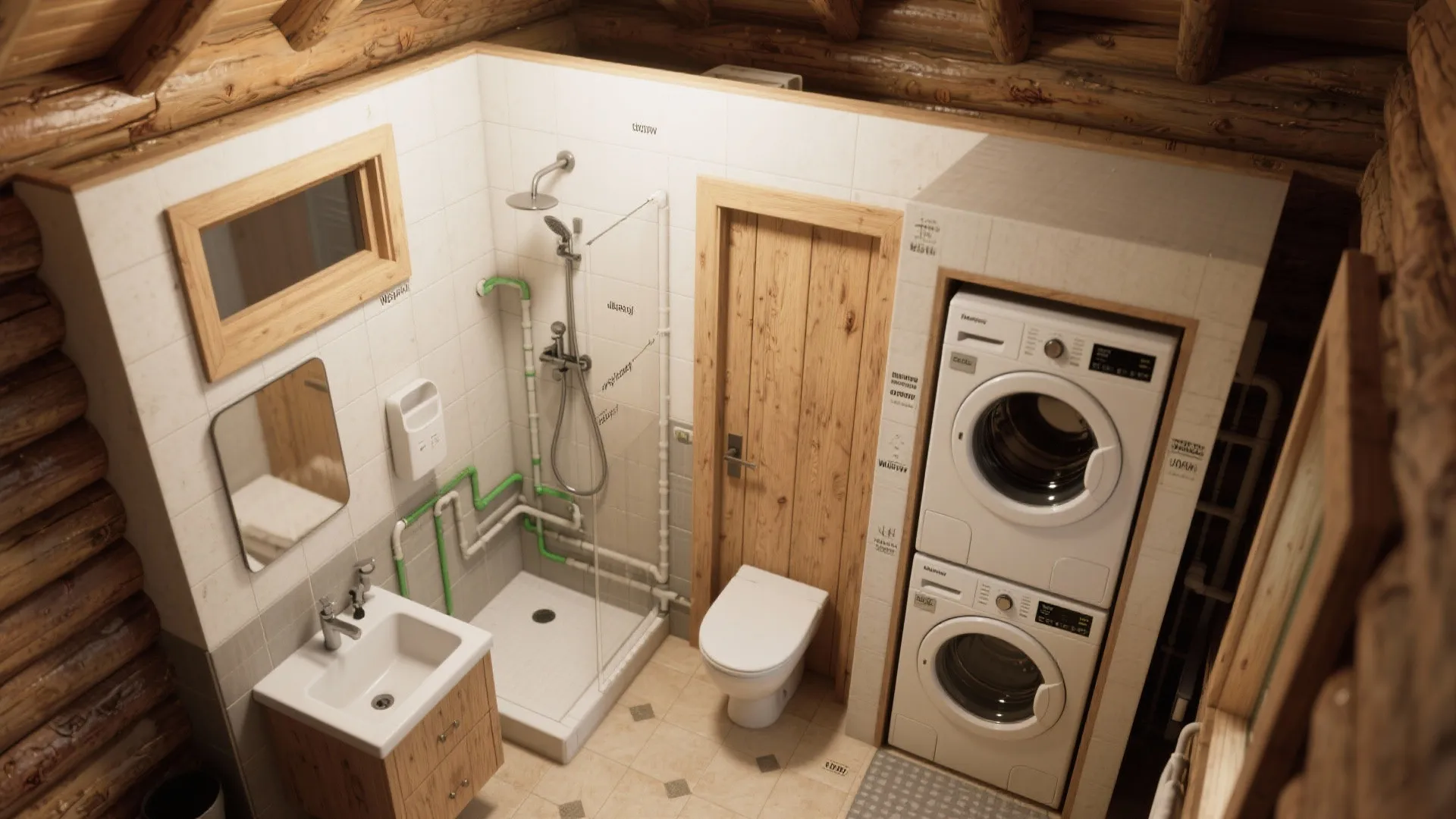 5. Smart MEP and Compact Bathrooms