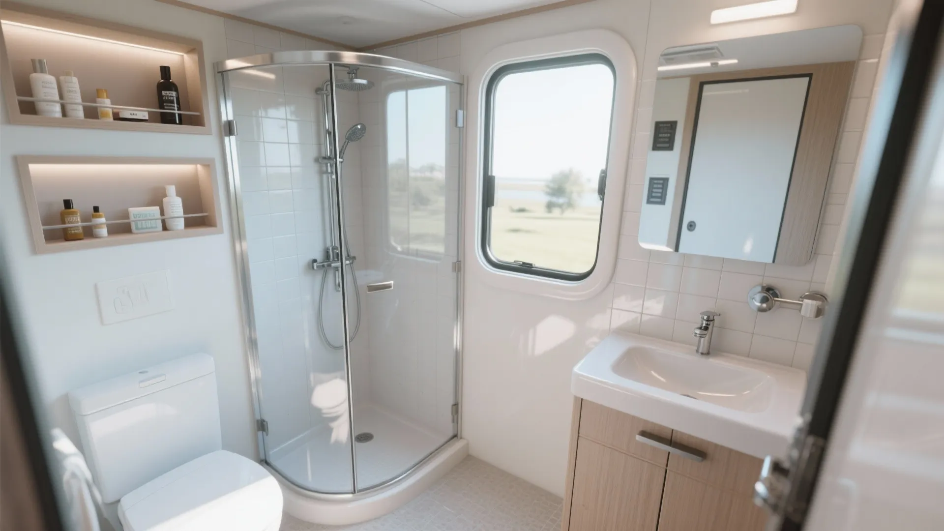 4. Optimize the bathroom footprint