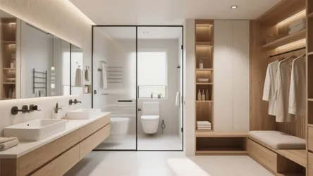 5 Smart Bathroom & Dressing Room Design Ideas